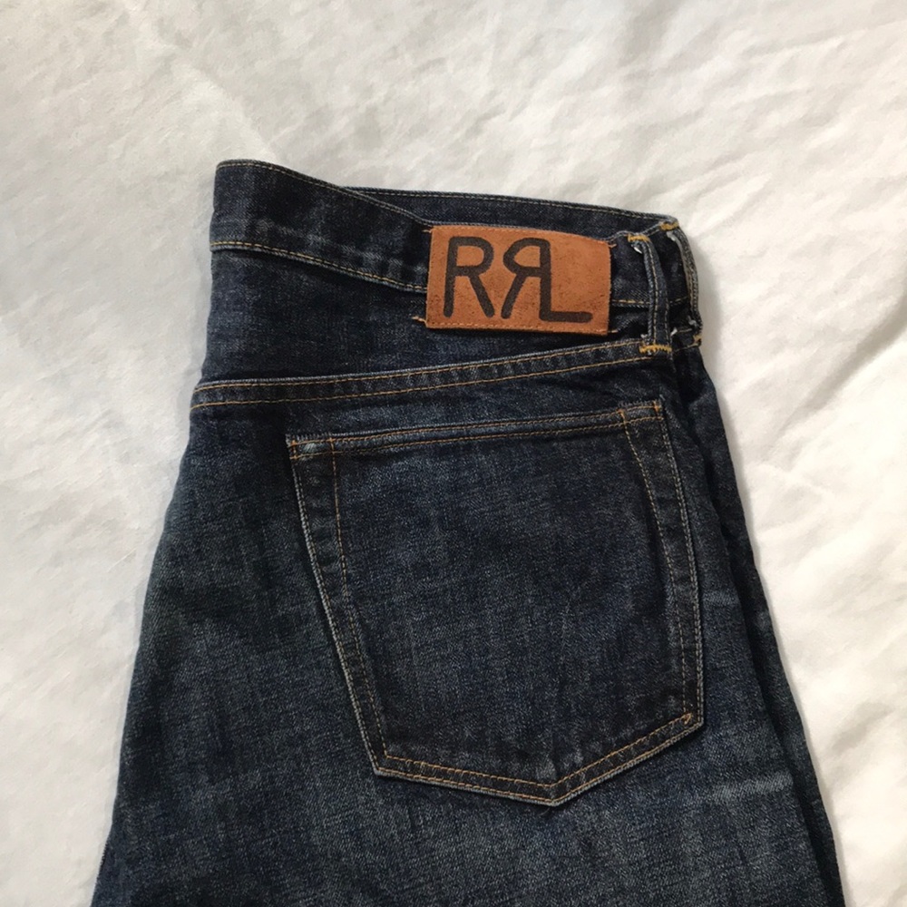 RRL Ralph Lauren Slim Fit Selvedge Denim 34 x 30